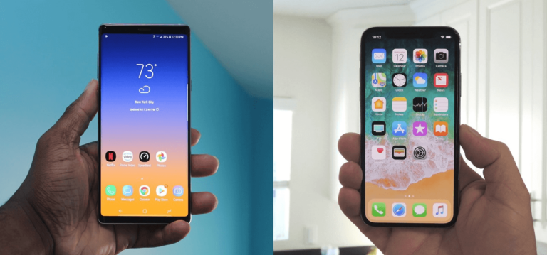 Galaxy Note 9 vs iPhone XS Max