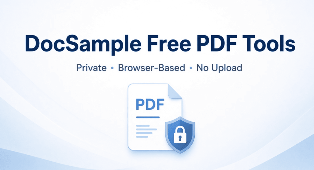 DocSample Free PDF Tools