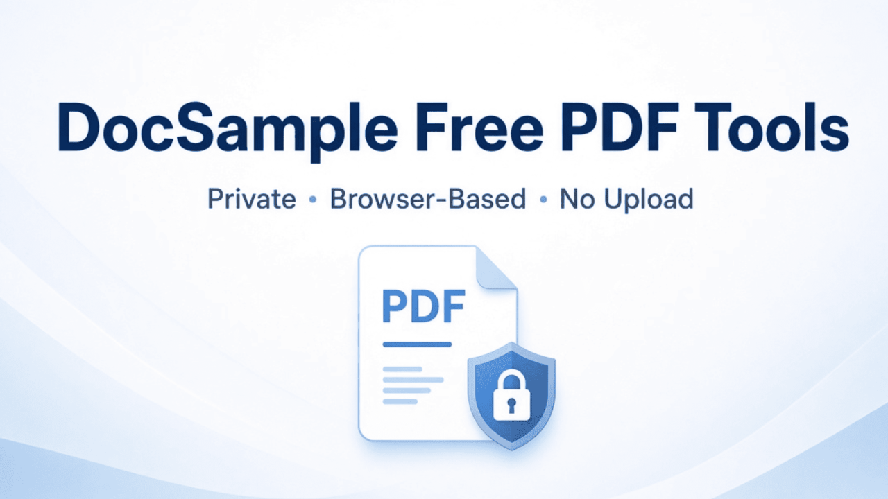 DocSample Free PDF Tools